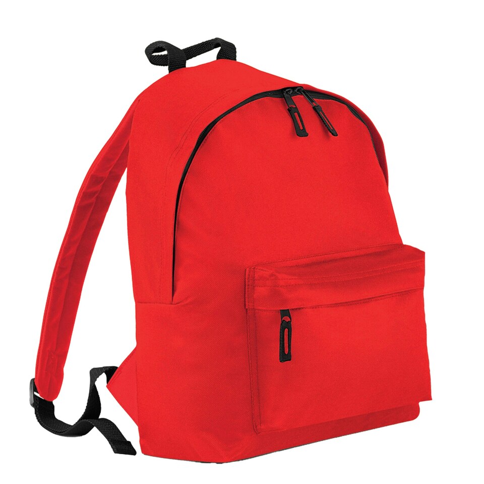 image 1 of Bagbase Childrens/Kids Fashion Backpack - Bright Red - One Size
