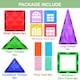 image 4 of Desire Deluxe Magnetic Building Blocks Tiles STEM Toy Set – Kids Learning Educational Construction Toys for Boys Girls Present Age 3 4 5 6 7 Year Old - Gift (42pc)