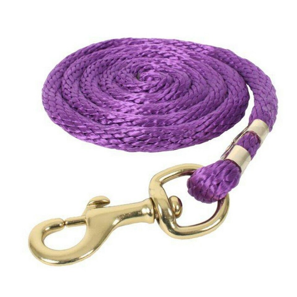 image 1 of Shires Topaz Horse Lead Rope - Purple - 1.8m