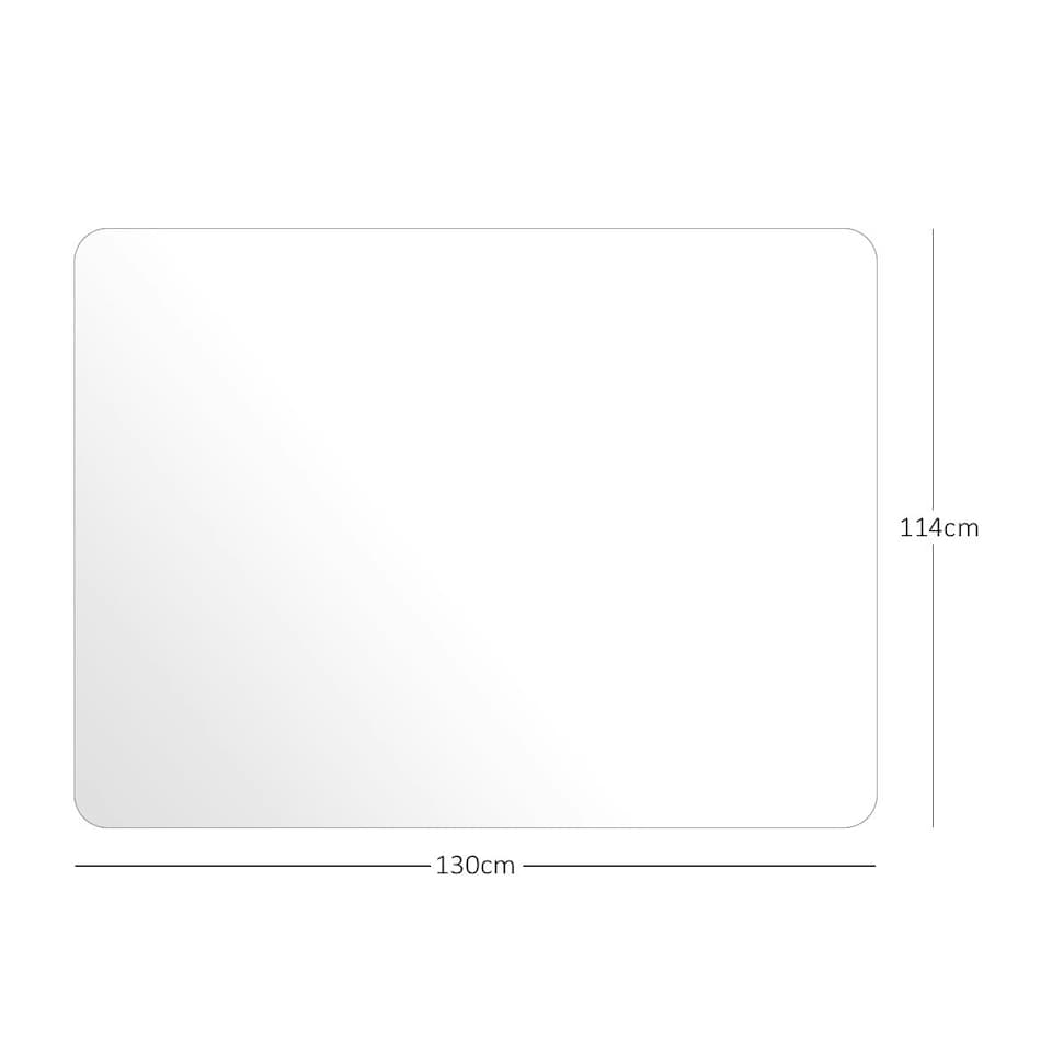 image 1 of Chair Mat for Hard Floors - 114x130cm