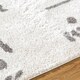 image 3 of LIVABLISS Fossay Shaggy-Washable Modern High Pile Rug 120 x 170 cm | Beige Charcoal