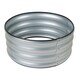 image 1 of Gr8 Garden Outdoor Raised Bed Planter Round Galvanised Steel Flower Trough 60 x 30cm