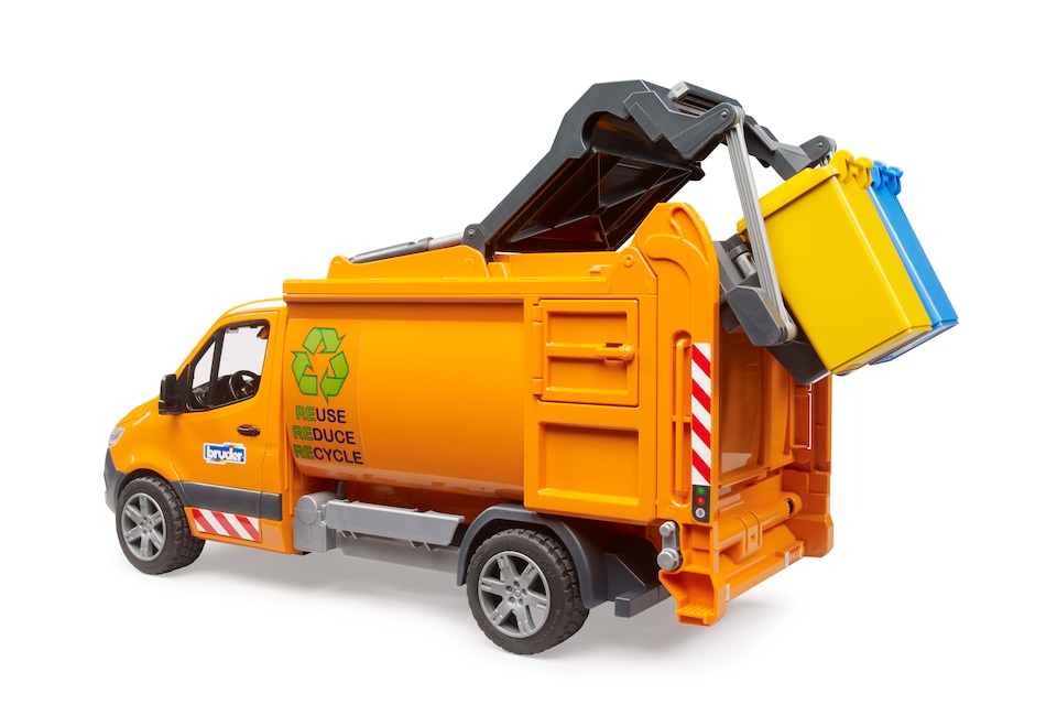 image 1 of Bruder MB Sprinter Municipal garbage truck Delivery Vehicle Model