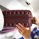 image 5 of 40x30x20cm Wizz Air & Vueling Maximum Size Free Cabin Carry On Lightweight 4 Wheel ABS Hard Case Suitcases Cabin Carry On Hand Luggage Red | Burgundy | Cabin Bag