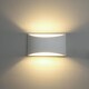 image 8 of Marmo - White G9 Plaster Wall Light | White | 1