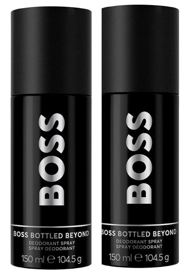 Hugo Boss Boss Bottled Beyond Mens 150ml Deodorant Spray 2 Pack