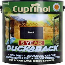 Cuprinol Ducksback 5L Paint Black
