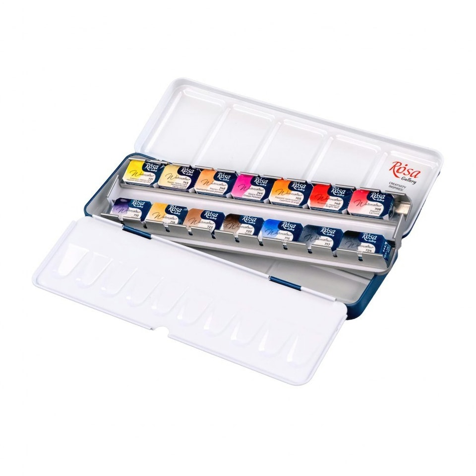 image 1 of Pack of 14 Portrait Assorted Watercolours Paints by Rosa Gallery