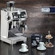 image 3 of De'Longhi DLSC308 Ceramic Espresso Cups Twin Pack with Saucers 70ml White White