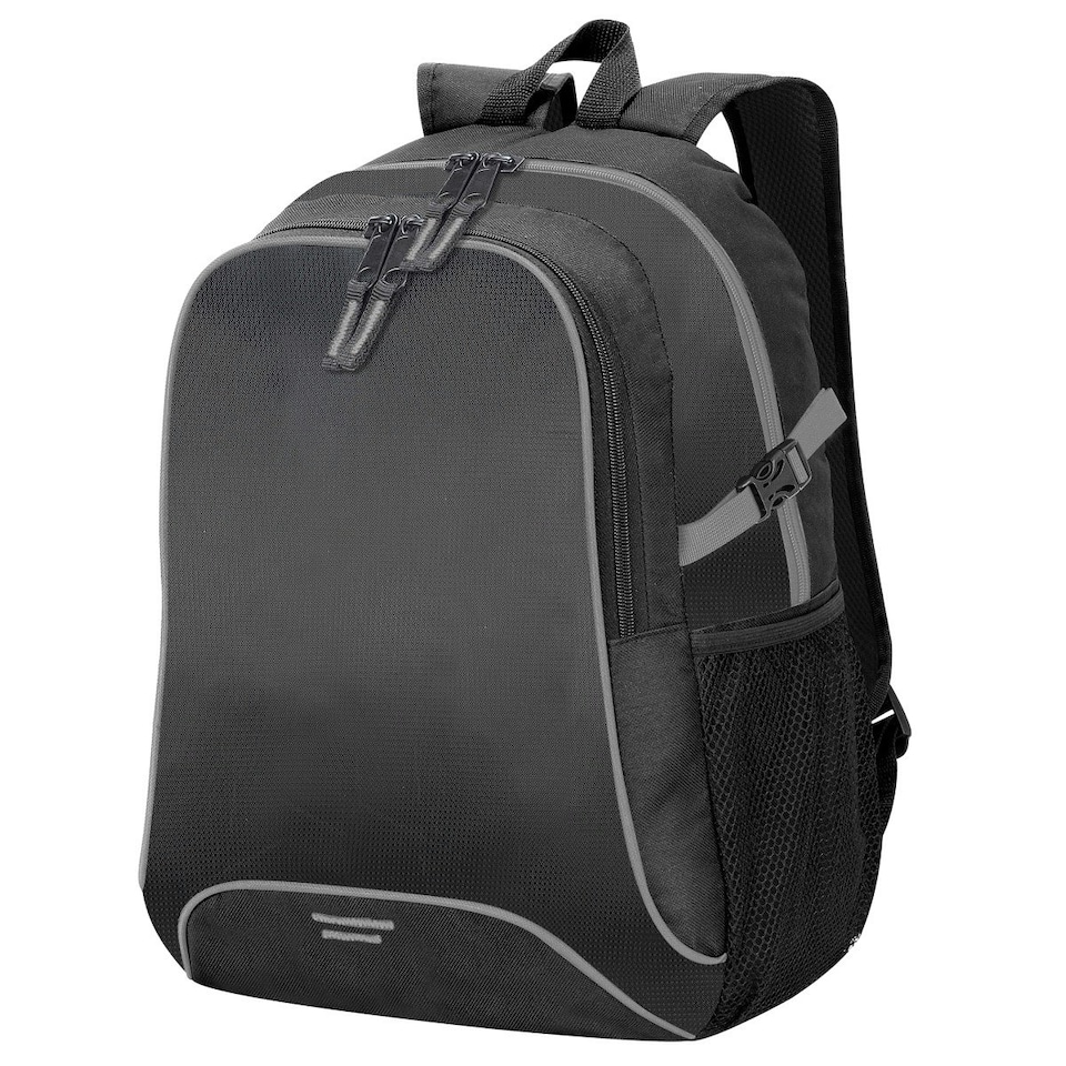 image 1 of Shugon Osaka Basic Backpack / Rucksack Bag (30 Litre) - Black/Light Grey - One Size