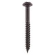 image 1 of Timco - Blackjax Woodscrews - PZ - Round - Black Organic (Size 10 x 1 1/2 - 200 Pieces)