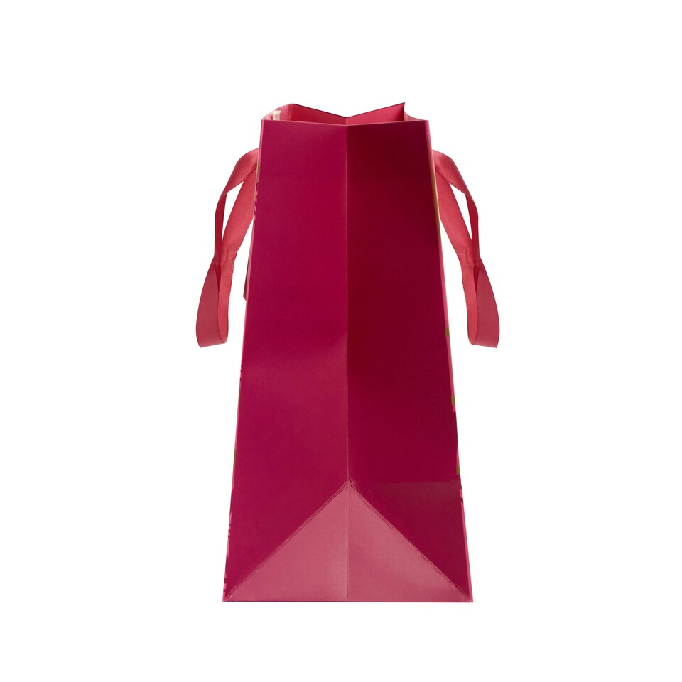 image 1 of Pink Happy Birthday Text Large Gift Bag - Pack of 3