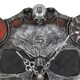 image 3 of Spiral Direct Hands Of Death Resin Wall Clock - Red/Grey - One Size