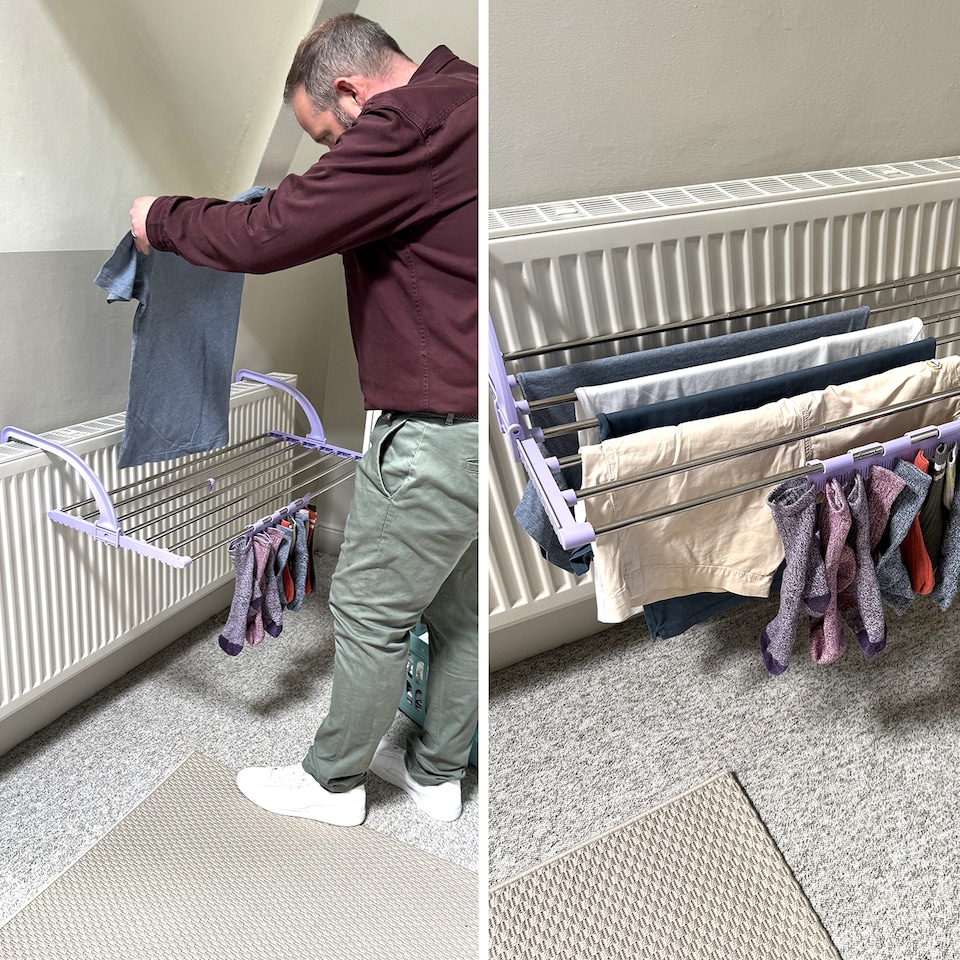 image 1 of Drew&Cole Speedi Dry Extendable Radiator Airer