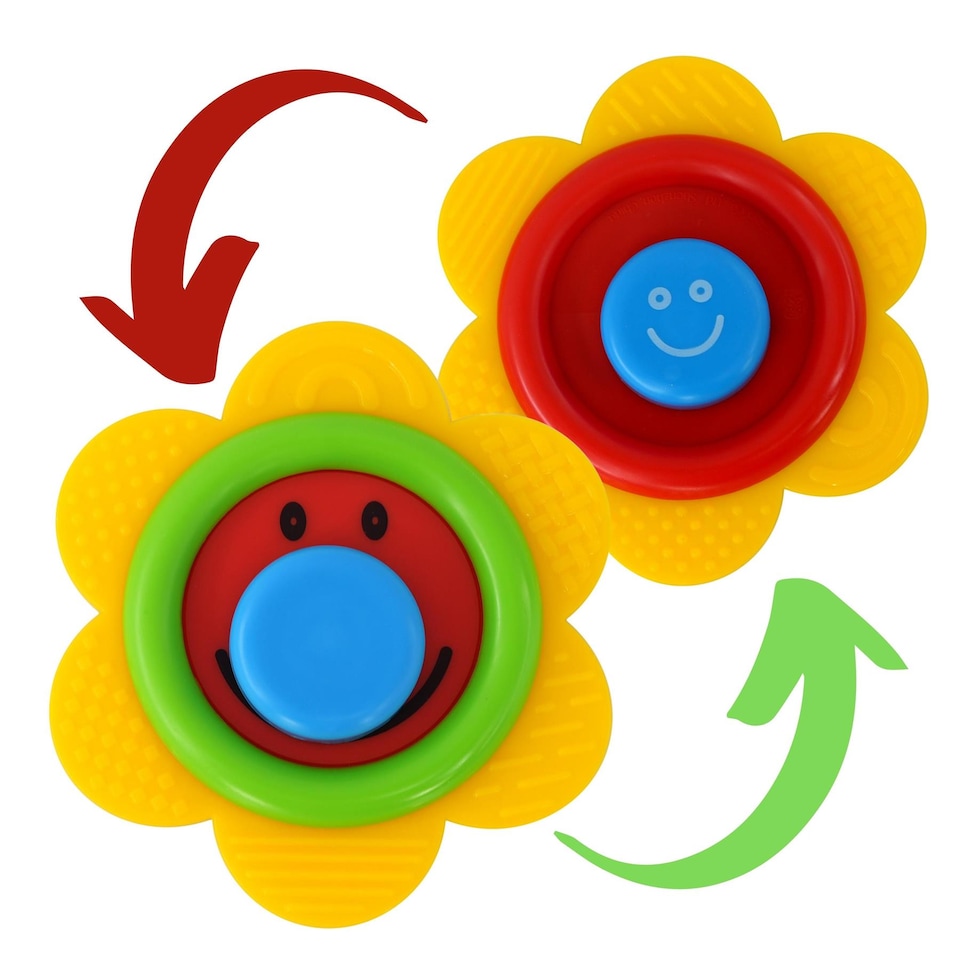 image 1 of The Magic Toy Shop Baby Rattles and Teethers 6 Piece Newborn Sensory Toys