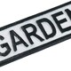 image 5 of Garden Cast Iron Sign Plaque Door Wall House Gate Fence Post Yard Shed