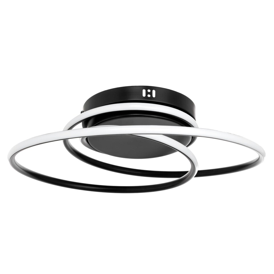 image 1 of BHS Pei LED Ceiling Light | Black | Satin Black | 1