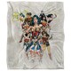 image 1 of Wonder Woman Character Montage Blanket - Multicoloured - One Size