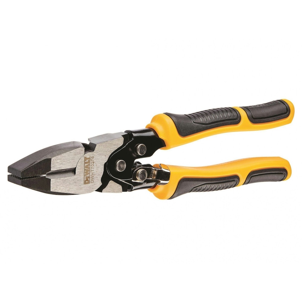 Dewalt Hand Tools Compound Action Linesman Pliers 200mm - Multi Colour - One Size
