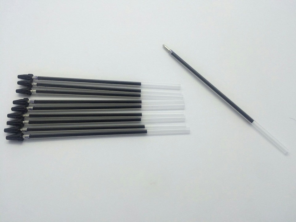 image 1 of Pack of 60 Blue Ink Ballpoint Pen Refills- Ball Pen Reception Pen Refills