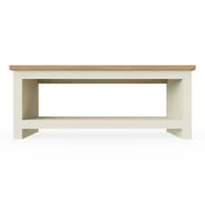 Lisbon Coffee Table Cream & Oak Effect Top