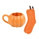 image 3 of Something Different Pumpkin Mug and Sock Set - Orange - One Size