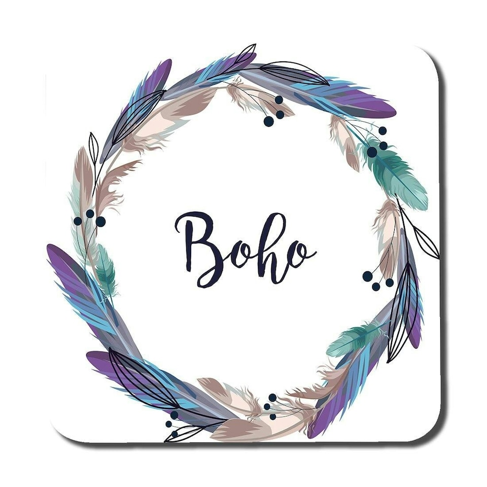 image 1 of Boho style wreath feathers (Coaster)