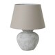 image 2 of Hill Interiors Darcy Antique Look Linen Table Lamp (UK Plug) - Stone - 60cm x 49cm x 49cm