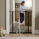 image 7 of Bettacare Child and Pet Gate Narrow, 68.5cm - 75cm, Matt Black, Extra Tall Gate 104cm in Height, Narrow Pressure Fit Stair Gate