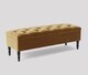 image 3 of Alyana 137cm Wide Tufted Rectangle Ottoman Storage Bench - Upholstery Velvet Shoe Bench with Turned Wooden Legs