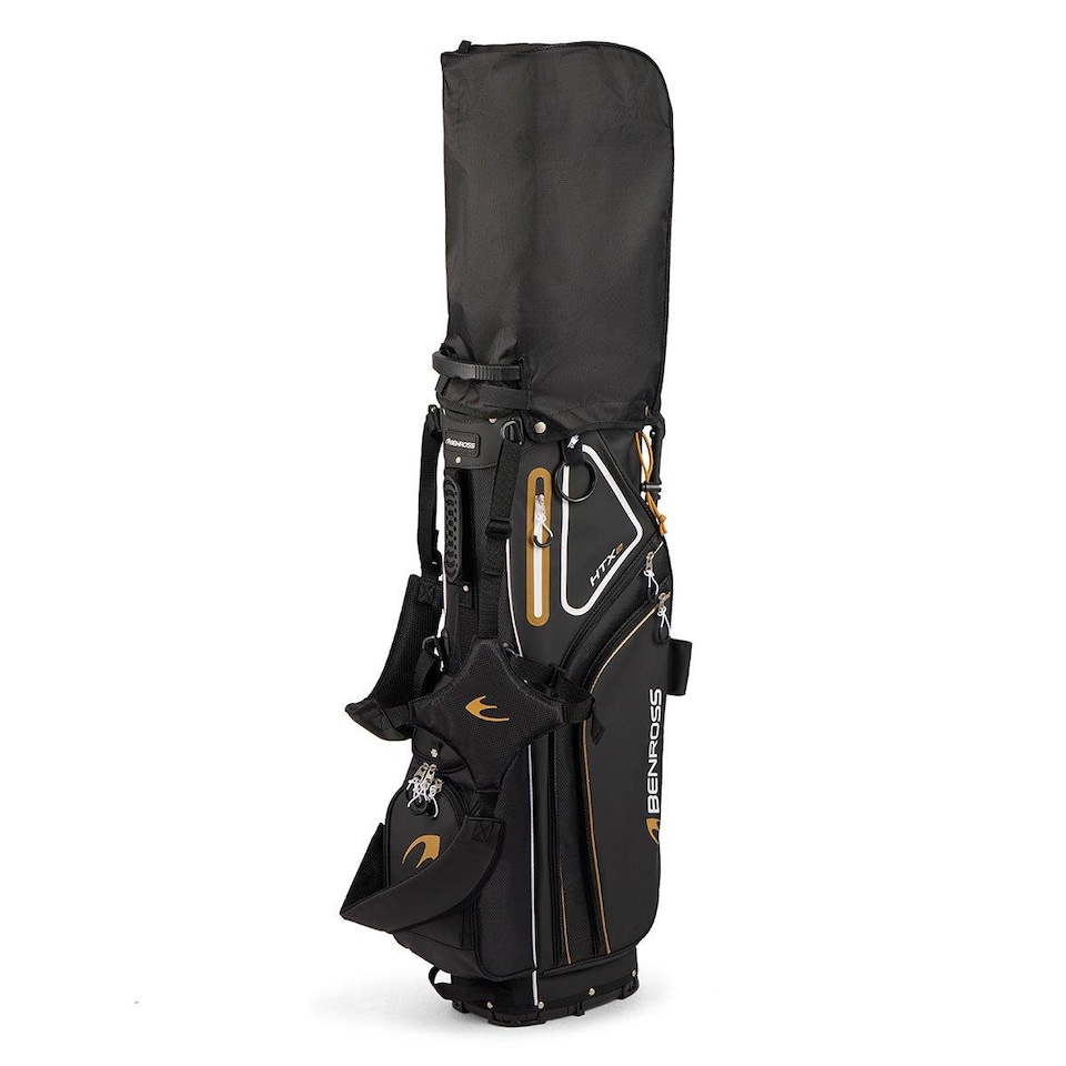 image 1 of Benross HTX2 Gold Graphite 11 Piece Golf Stand Bag Package Set