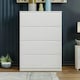 image 4 of Vida Designs Denver 4 Drawer Chest of Drawers Bedroom Storage, White