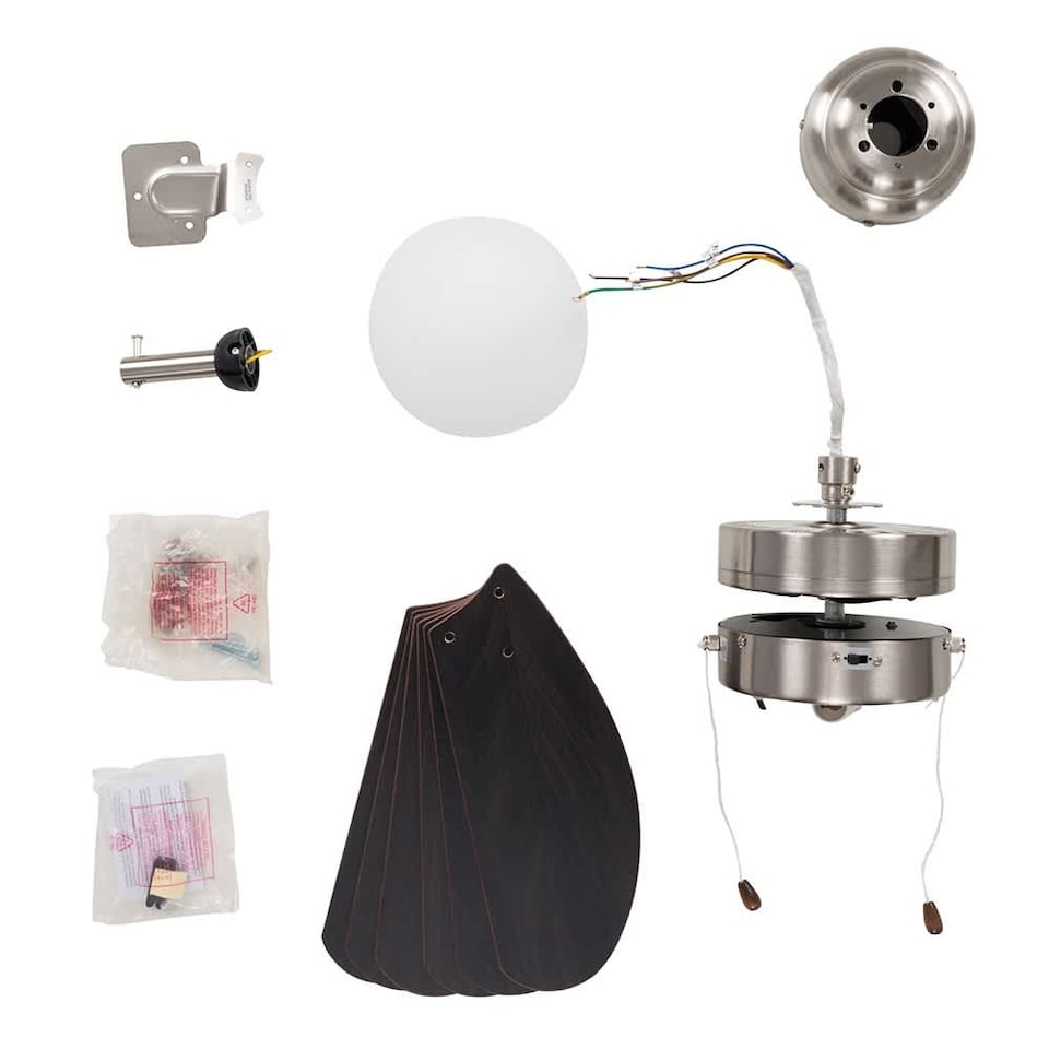 image 1 of ValueLights Typhoon 30 Inch Ceiling Fan with Light
