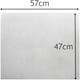 image 2 of SPARES2GO Universal Cooker Hood Grease Filter Kit for Kitchen Extractor Fan Vent (Cut to Size)