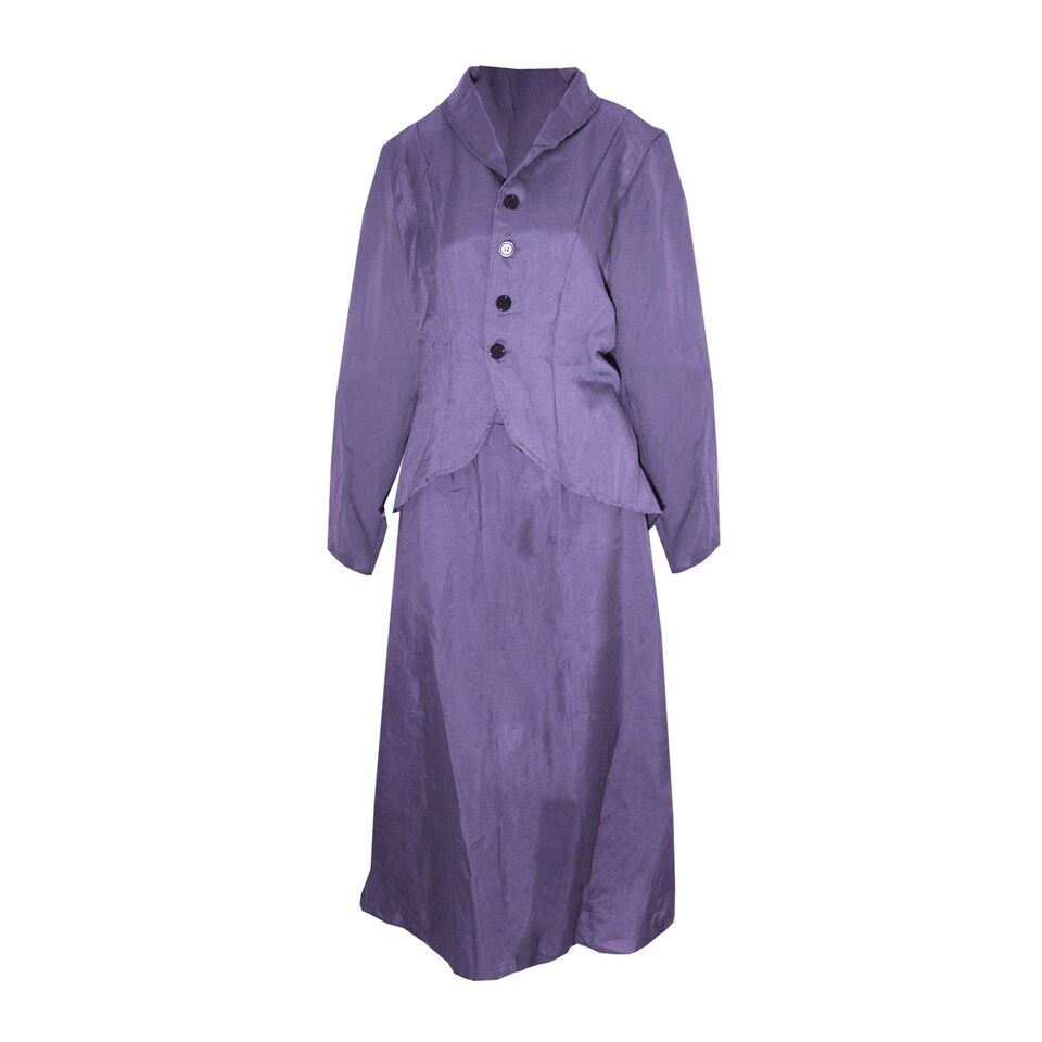 image 1 of Bristol Novelty Womens/Ladies Nanny Costume - Purple/Black/White/Red - One Size One Size
