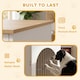 image 5 of PawHut Dog Crate Furniture, Indoor Dog Cage End Side Table, White