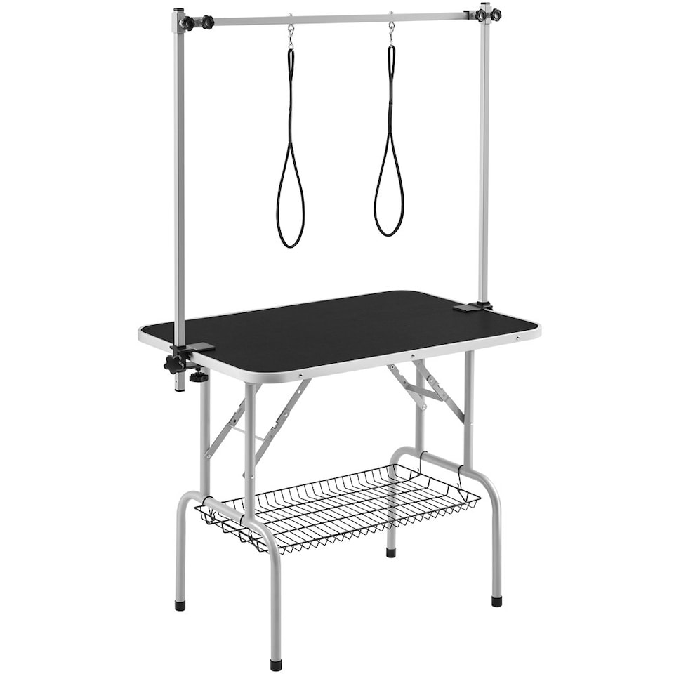image 1 of Yaheetech 91 cm wide Pet Grooming Table with Loop Noose Black