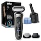 image 2 of Braun Electric Shaver, Series 7, With SmartCare Center, EasyClick Attachments, 72-C7650cc, Gold