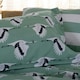 image 5 of 100% Soft Cotton Printed Sedge Piped Duvet Cover Set Blue | Blue | King