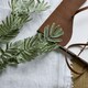 image 2 of Artificial Silver Wattle Leaf - Plastic - L22 x W22 x H73 cm - Green