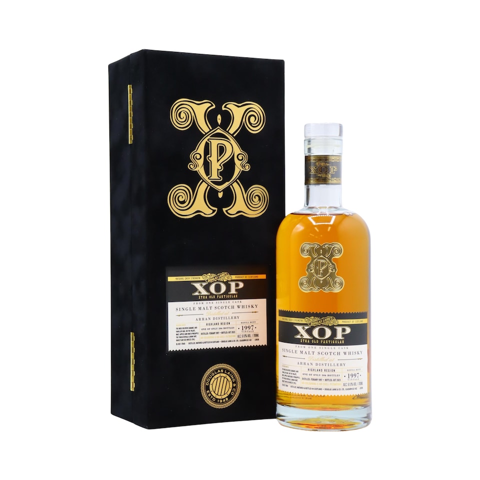 Arran - Xtra Old Particular Single Cask #17849 1997 26 year old Whisky | Multi | Caramel and vanilla'd oak, Malt, apples, BBQ'd pineapple, Lemon tart, barley and sea breeze | 700