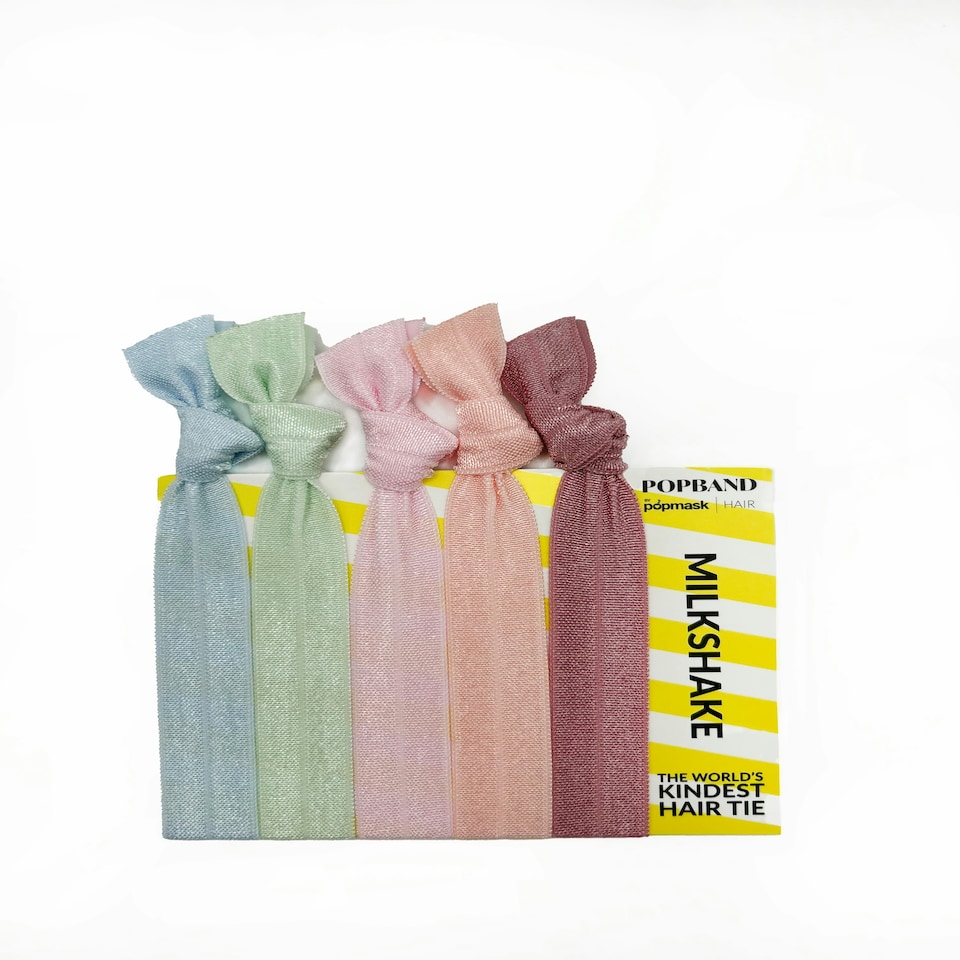 image 1 of Popband Milkshake 5 Knot Hair Bands