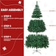 image 5 of Yaheetch 214 cm Tall Artificial Christmas Tree with Foldable Stand