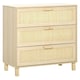 image 1 of HOMCOM 3 Drawer Cabinet Storage Cupboard Sideboard Organiser Living Room