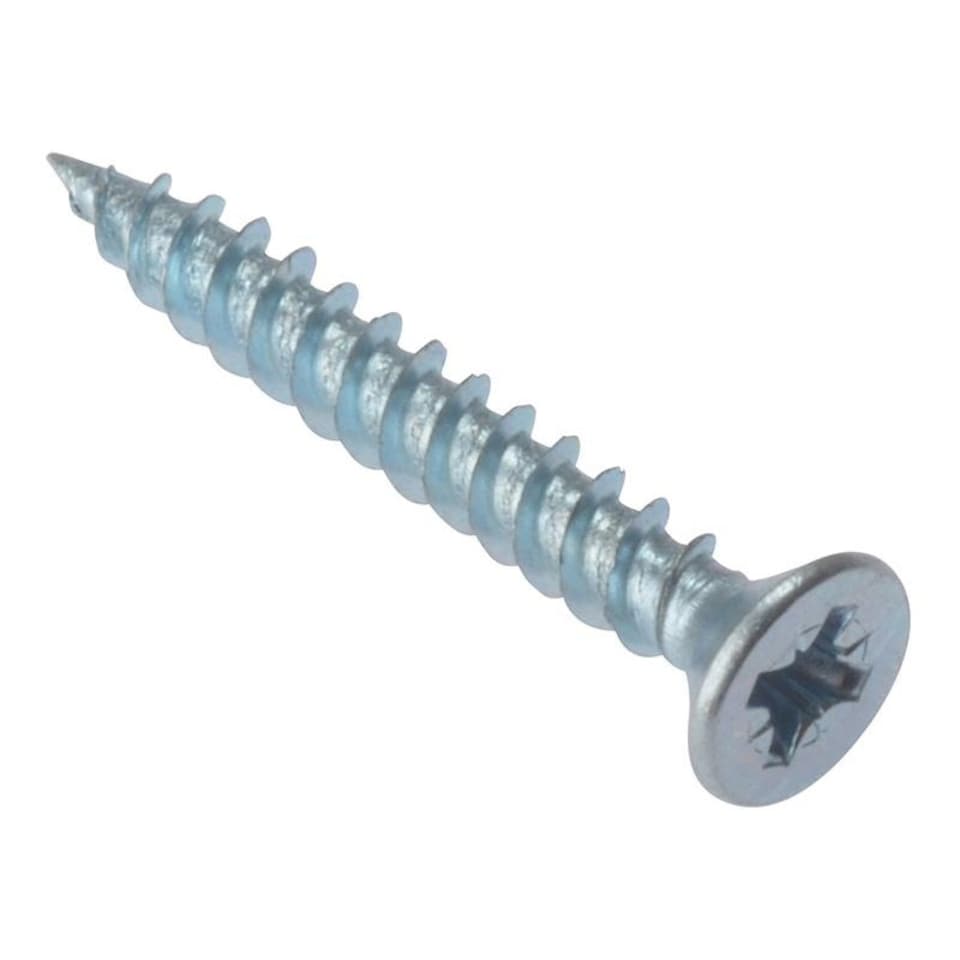 Forgefix General Purpose Screws, Pozi, Csk, Zp - Multi Colour - 3/4 x 7