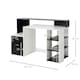 image 3 of HOMCOM Multi-Storage & Workstation Desk Table Storage Shelves