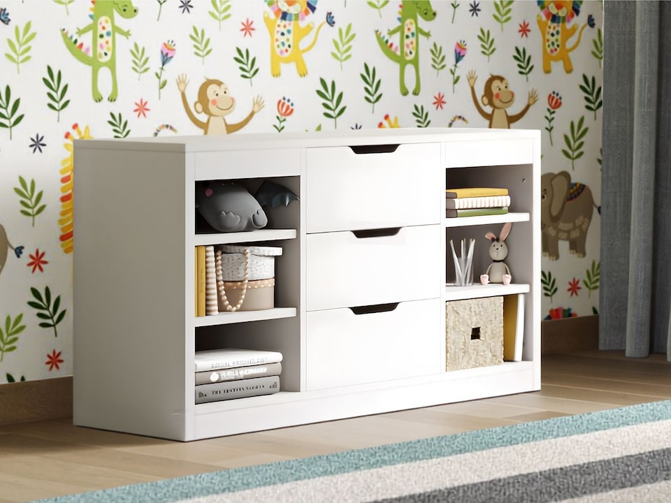 image 1 of Flair Charlie Drawer Unit White