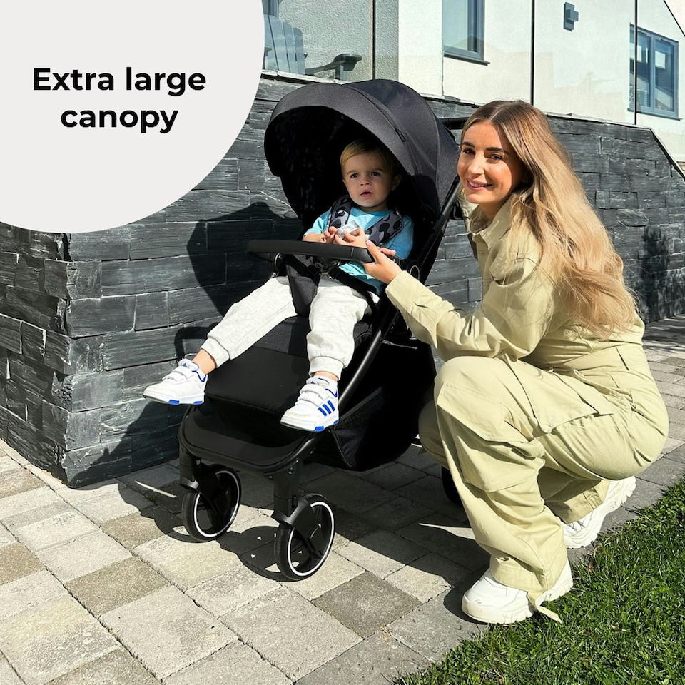 image 1 of MB160 Plus Pushchair - Black Leopard