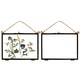 image 1 of Nicola Spring Hanging Metal Photo Frames - 7" x 5" - Black - Pack of 5 - Hanging Picture Frame Display Frame Poster Frame Picture Display Black | S