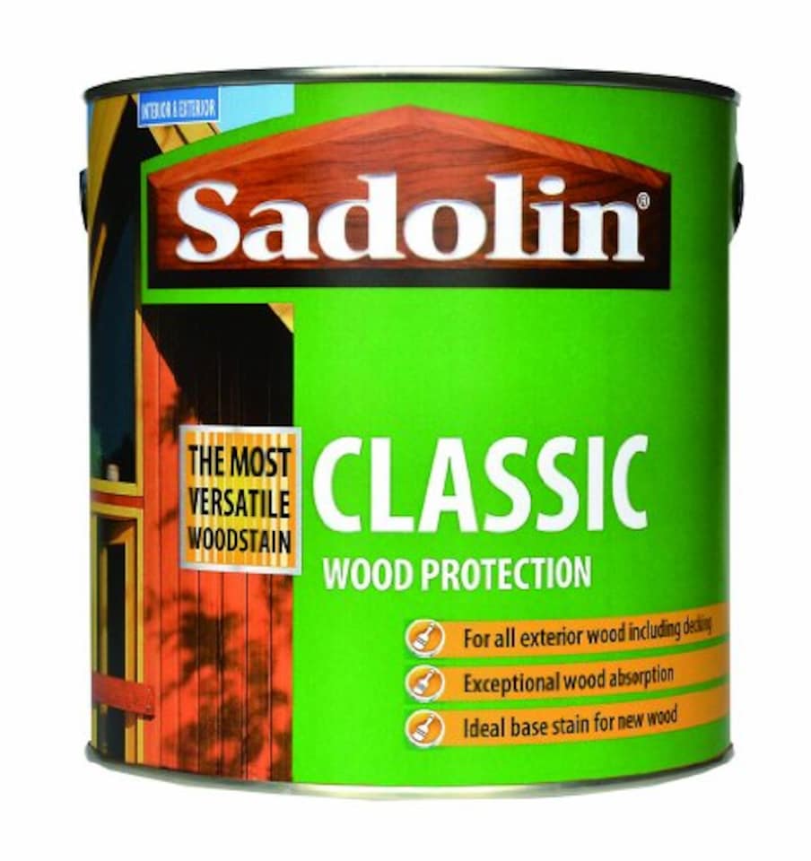 image 1 of Sadolin Classic Wood Protection Jacobean Walnut 1 Litre - 5028465